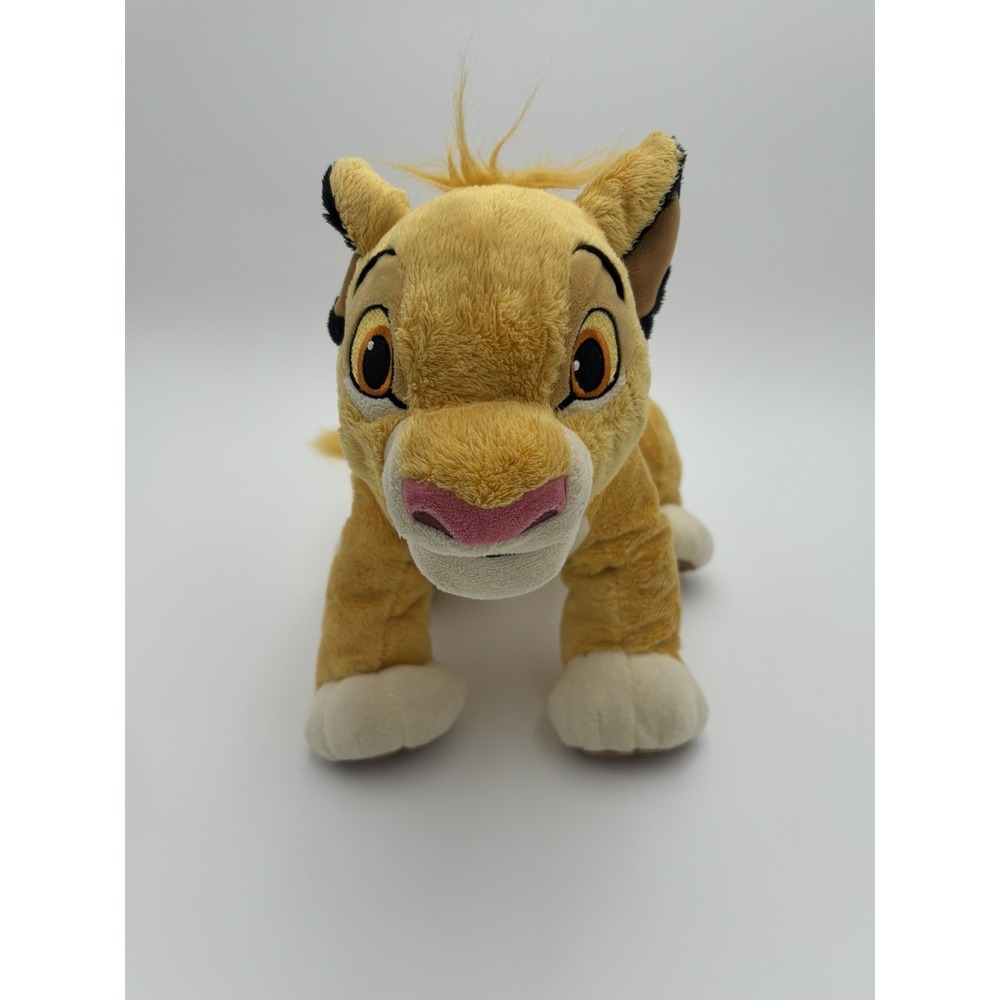 Disney Store The Lion King SOFT YOUNG SIMBA 12" Plush STUFFED ANIMAL Toy